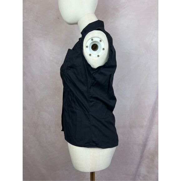 Vintage 1950s Blouse Button Front Mod - Picture 5 of 7